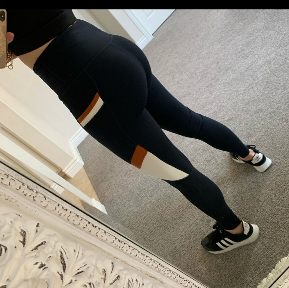🆕🔁Paige Colorblock Leggings, Dark Navy